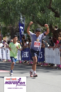 Marathon finish